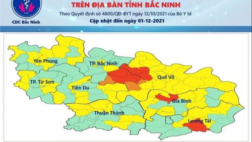 Bắc Ninh: Điều chỉnh cấp độ dịch COVID-19 đối với huyện Quế Võ
