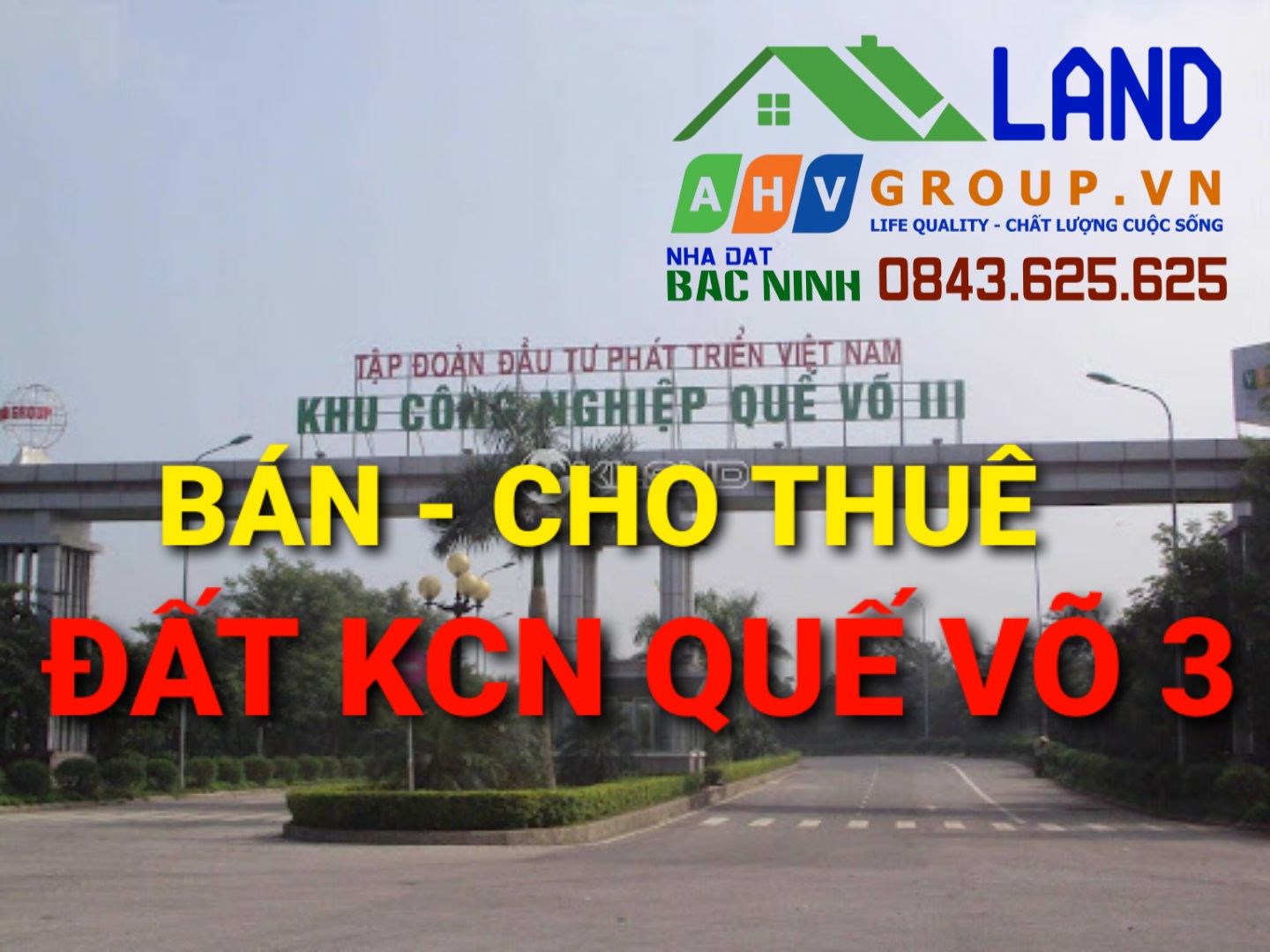 Bán, Cho thuê Đất, Nhà xưởng - Khu công nghiệp Quế Võ 3 - Bắc Ninh