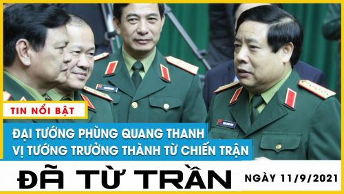 Đại tướng Phùng Quang Thanh được an táng yên nghỉ tại quê nhà