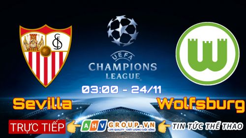 Link Trực tiếp Champions League: Sevilla vs Wolfsburg vào 03h00 ngày 24/11/2021 