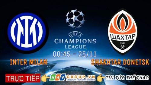 Link Trực tiếp Cúp C1 Châu Âu: Inter vs Shakhtar Donetsk vào 00h45 ngày 25/11/2021 