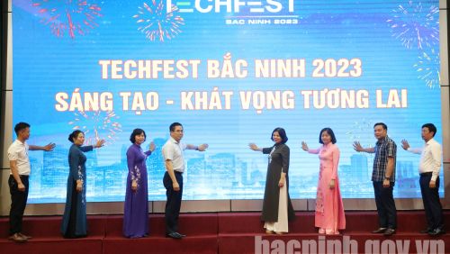 Khởi động Ngày hội cuộc thi khởi nghiệp đổi mới sáng tạo tỉnh Bắc Ninh năm 2023 (Techfest Bac Ninh 2023)