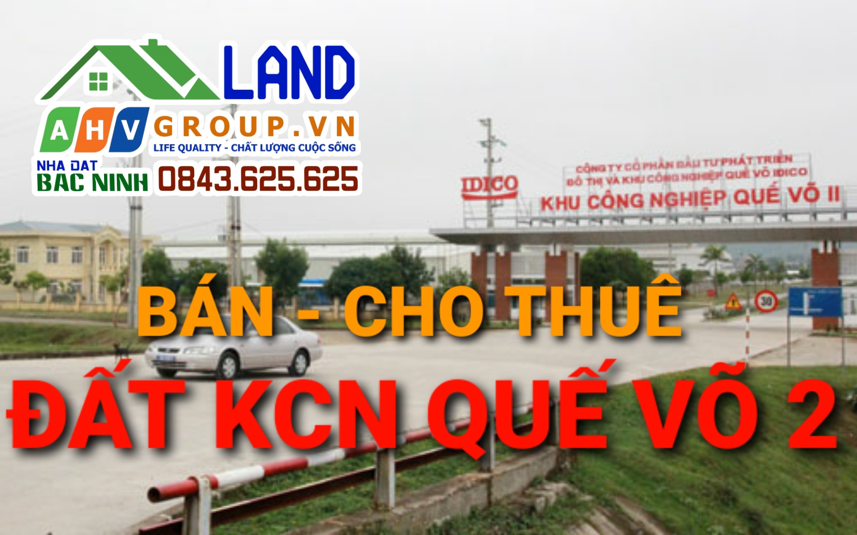 Bán, Cho thuê Đất, Nhà xưởng - Khu công nghiệp Quế Võ 2 - Bắc Ninh